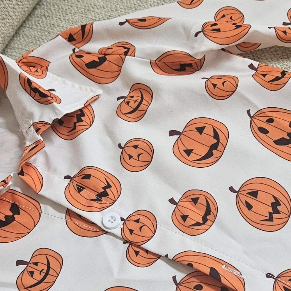 Pumpkin Print Shirt - Picture 3 of 5